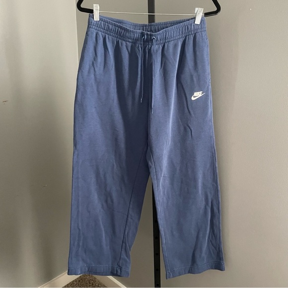 Nike Blue Pull on Sweat Pants Size Medium - Picture 1 of 4